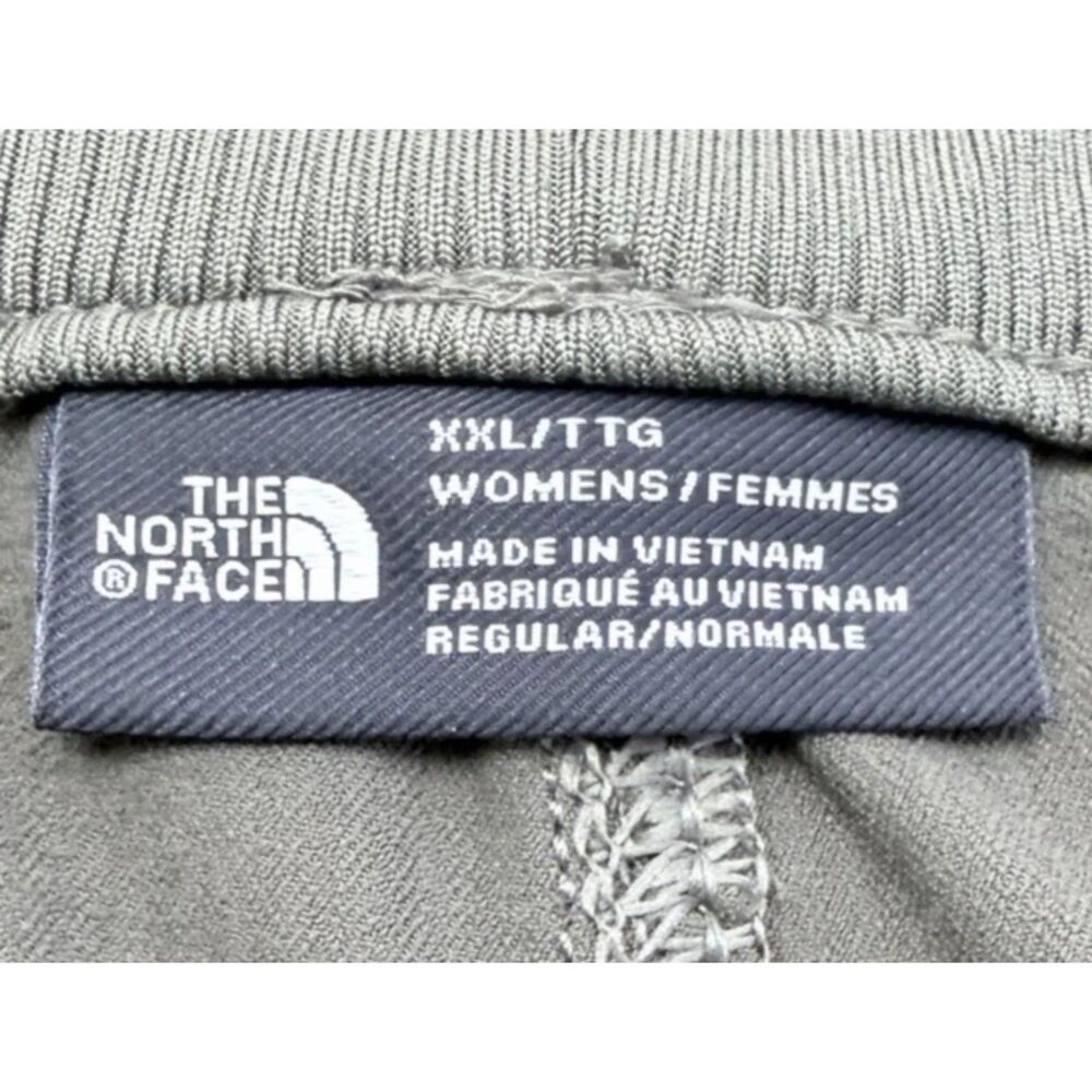 The North Face Aphrodite Crop Joggers Pants Women's Sz XXL Olive Green Hiking - Picture 7 of 8